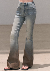flared jeans women, vintage wash denim, korean fashion denim, spring outfits 2026, casual spring outfits, flare jeans outfit, slim fit flare jeans, minimalist denim style, soft aesthetic outfit, breathable cotton jeans, modern feminine clothing, parisian style clothing, versatile denim pants, chic everyday outfit, calm luxury fashion, relaxed fit denim, light wash jeans women, effortless style jeans, spring wardrobe denim, flattering denim jeans