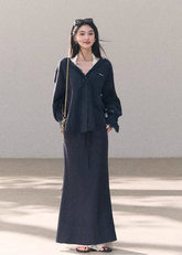 maxi skirt women, embroidered lace skirt, korean fashion skirt, spring outfit ideas, casual spring outfits, resort style skirt, linen blend skirt, breathable fabric skirt, soft aesthetic outfit, modern feminine clothing, parisian style clothing, versatile long skirt, chic everyday outfit, calm luxury fashion, lightweight summer skirt, effortless style skirt, natural fabric clothing, spring wardrobe skirt, relaxed fit maxi skirt, elegant long skirt