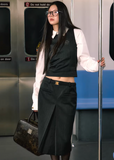 three piece suit women, vest suit set women, korean fashion suit, summer work outfits women, work outfits women office, wide leg trousers set, tailored vest women, aesthetic fashion outfit, modern feminine clothing, parisian style clothing, chic office outfit, versatile suit set, structured outfit women, casual office outfit, minimal style suit, elegant work outfit, refined casual wear, commuter outfit women, clean silhouette suit, professional outfit women