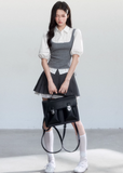korean outfit aesthetic, layered blouse women, puff sleeve top women, coquette outfit, date outfit, soft girl outfit, feminine korean fashion, slim fit blouse women, aesthetic fashion top, romantic outfit ideas, college style outfit women, cute korean outfit, everyday feminine top, chic casual outfit, soft aesthetic clothing, korean style blouse, spring outfit ideas women, delicate style top, trendy korean fashion, gentle feminine outfit