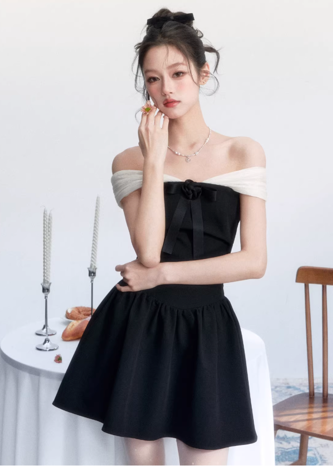 resort outfit, one shoulder dress women, princess dress outfit, korean feminine dress, vacation outfit ideas, summer 2026 outfits, soft girl outfit, romantic dress women, puffy skirt dress, elegant summer dress, aesthetic fashion dress, feminine korean fashion, flowy dress outfit, date outfit dress, beach vacation outfit, dreamy outfit women, coquette outfit dress, soft aesthetic clothing, summer dress outfit, korean style dress