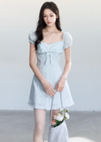 tulip field outfit, flower field outfit, summer 2026 outfits, lace dress women, korean feminine dress, soft girl outfit, romantic dress women, embroidery lace dress, light blue dress outfit, aesthetic fashion dress, feminine korean fashion, spring outfits for women, dreamy outfit women, coquette outfit dress, vacation outfit ideas, elegant summer dress, soft aesthetic clothing, slim fit dress women, korean style dress, delicate summer dress