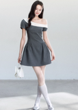 spring outfits 2026, spring brunch outfit, one shoulder dress women, princess dress outfit, korean feminine dress, coquette outfit, soft girl outfit, romantic dress women, aesthetic fashion dress, feminine korean fashion, cute spring outfit, elegant casual dress, dreamy outfit women, date outfit dress, korean style dress, sweet feminine dress, stylish spring outfit, soft aesthetic clothing, outfit ideas spring, delicate dress women