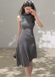 wool dress women, sleeveless midi dress, korean fashion dress, minimal outfit women, effortless outfit ideas, casual elegant dress, modern feminine clothing, parisian style clothing, refined minimal dress, versatile everyday dress, chic daily outfit, calm luxury fashion, lightweight wool dress, clean silhouette dress, timeless fashion dress, elegant work outfit, feminine silhouette dress, simple structured dress, soft drape dress, spring wardrobe dress