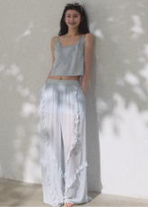 two piece set women, linen set women, korean fashion set, resort outfit women, minimal outfit women, effortless outfit ideas, casual summer outfits, breathable linen outfit, modern feminine clothing, parisian style clothing, versatile summer set, chic everyday outfit, calm luxury fashion, lightweight summer outfit, relaxed fit pants women, natural fabric clothing, vacation outfit women, simple elegant outfit, summer wardrobe set, clean silhouette outfit