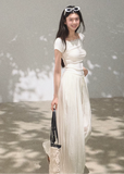 silk pants women, wide leg trousers women, korean fashion pants, minimal outfit women, effortless outfit ideas, casual summer outfits, mulberry silk pants, modern feminine clothing, parisian style clothing, versatile wide pants, chic everyday outfit, calm luxury fashion, breathable summer pants, relaxed fit trousers women, natural fabric clothing, elegant casual pants, summer wardrobe bottoms, lightweight silk trousers, clean silhouette pants, simple elegant outfit