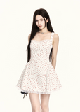 floral mini dress women, slip dress women, a line dress women, korean fashion dress, slim fit dress women, summer outfit ideas, casual summer dress, elegant mini dress, sleeveless dress women, chic minimal dress, short dress women, modern feminine outfit, flattering waist dress, everyday dress women, clean silhouette dress, stylish summer dress, trendy mini dress, parisian style dress, statement mini dress, refined floral dress