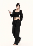 two piece set women, plaid set women, wide leg pants set, korean fashion outfit, crop top set women, summer outfit ideas, casual two piece outfit, street style outfit women, coordinated set women, chic minimal outfit, relaxed fit pants women, trendy two piece set, everyday outfit women, modern style outfit, fashion forward set, clean silhouette outfit, stylish summer set, casual chic outfit, minimalist fashion set, versatile outfit women