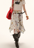 midi skirt women, summer 2026 outfits, floral midi skirt, satin skirt women, vacation outfit women, flower field outfit, brunch outfit women, korean fashion skirt, casual summer outfit, aesthetic outfit women, lightweight summer skirt, flowy midi skirt, feminine summer outfit, picnic outfit women, boho summer skirt, stylish midi skirt, trendy summer outfit, elegant summer skirt, asymmetrical skirt women, versatile summer skirt
