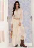 chiffon lace top, puff sleeve blouse, v neck summer top, Korean feminine top, French resort blouse, lace trim top, waist slimming blouse, cropped chiffon top, romantic summer blouse, beach vacation top, sunbathing style top, feminine Korean fashion, lightweight chiffon blouse, resort wear top, summer lace shirt