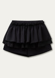 Layered Black & White Puffy Skirt