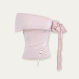 Lyocell One-Shoulder Strap Top