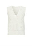 Wool Knit Cardigan & Vest Set