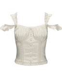 プリーツキャミソール スリムフィット ユニークなデザイン