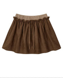 Cowhide Plush Cotton Skirt Set