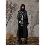 Dark high-end slim-fit Long coat