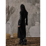 Dark high-end slim-fit Long coat
