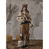 イレギュラーフリルハーフ丈スカート