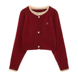 Fake two-piece sweater jacket