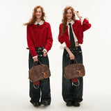 ローズショートカーディガンセーター長袖