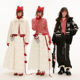 Hoodie fleece striped sweater all-match zipper knitted jacket