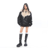 Lapel Thickened Motorcycle Jacket