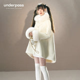 オリジナルミルキーホワイトファーカラーコートジャケット