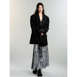 Velvet Backless Swing Dress