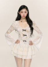 Spicy Lace Long Sleeve Top