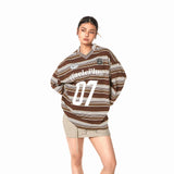 Retro Striped Long Tee