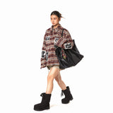 Vintage Plaid Patchwork Jacket