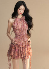 Halter dress for women in spring