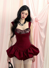 Red Strap Summer Dress