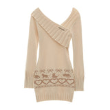 キャットフェアアイルセータードレスショートミンクコートハイエンド