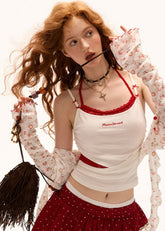 Slim Fit Lace Bow Camisole