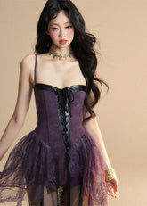 Strap slim Waist to Look Sexy Short Dress