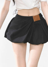 ハイウエストAラインスリミングショートスカート