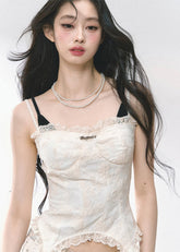 Fake Two T-shirt Short Top