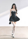 Hepburn style lace camisole dress for women