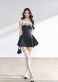 Hepburn style lace camisole dress for women