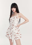 Romantic Slim Fit Puff Vacation Dress
