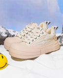 Smiley Sole Thick Platform Shoes