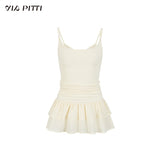 Fair Isle style puppy sweater cardigan knitted sweater top