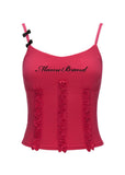 Candy Bow Strap Tank top sleeveless