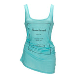 ホットガール レターウエストTシャツ