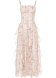 Floral Lace French Slip Dress