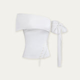 Lyocell One-Shoulder Strap Top