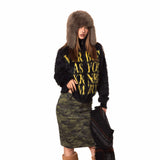 Short zipper sweater with stand collar cardigan