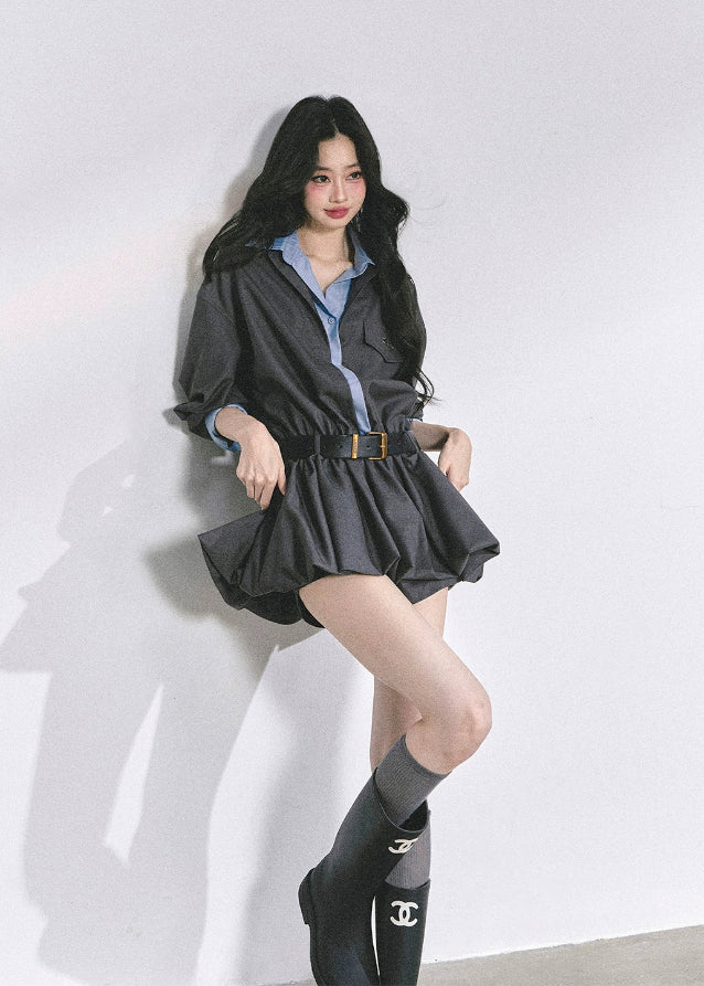 korean plaid dress, two piece set women, korean preppy outfit, hepburn style dress, autumn mini skirt set, belted plaid outfit women, seoul fashion 2025, korean chic preppy look, vintage school girl outfit, trendy korean clothing, blue check dress, elegant french plaid outfit, waist slimming short dress, korean matching set women, nom alm fashion