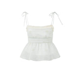 하이웨이스트 스트레이트 레그 팬츠 셋업